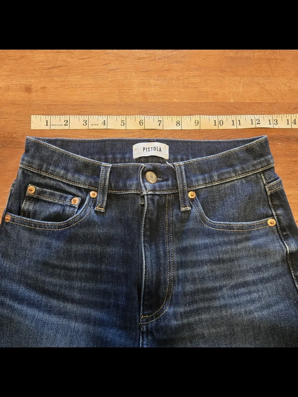 Pistola High-Rise Haven Greenwich Bootcut Jeans Size 25